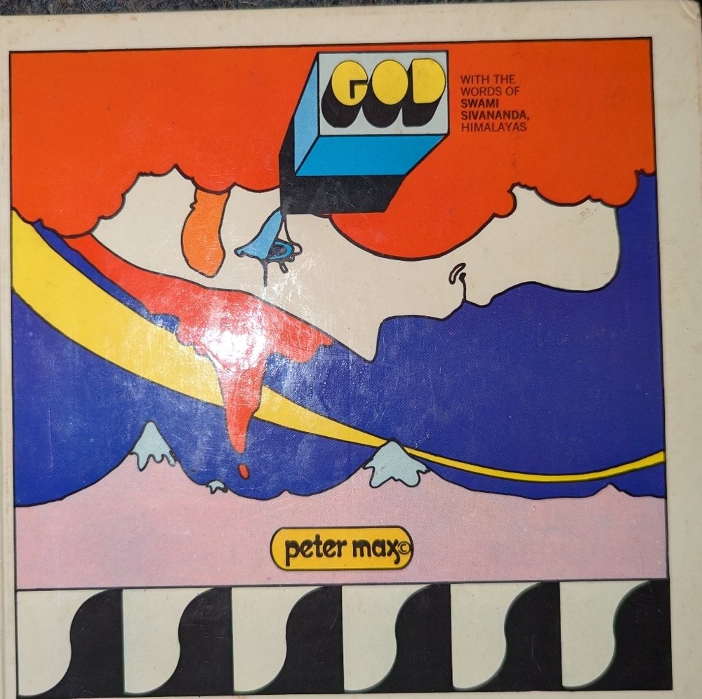 Peter Max 'God' Art Book